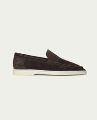 Bernard – Mocassins Classiques en Suède Brun