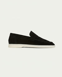 Philippe – Mocassins Classiques en Suède Noir