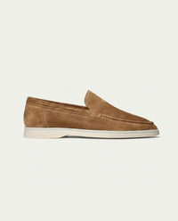 Henri – Mocassins Classiques en Suède Camel