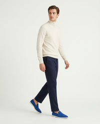 Daniel – Mocassins Classiques en Suède Bleu Royal