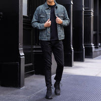 Veste Trucker en Denim | Indigo Décoloré