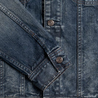 Veste Trucker en Denim | Indigo Décoloré