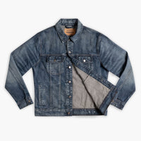Veste Trucker en Denim | Indigo Décoloré