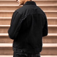 Veste en Jean Trucker | Noir Profond
