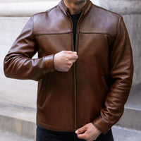 Veste de Motard | Acajou Riche