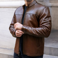 Veste de Motard | Acajou Riche