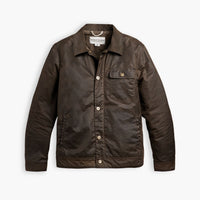 Veste de Champ en Toile Cirée | Olive Foncé