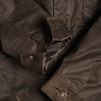 Veste de Champ en Toile Cirée | Olive Foncé