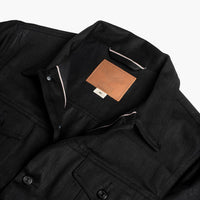 Veste Trucker en Denim Selvedge | Noir