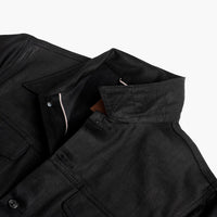 Veste Trucker en Denim Selvedge | Noir