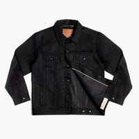 Veste Trucker en Denim Selvedge | Noir