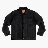 Veste Trucker en Denim Selvedge | Noir