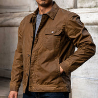 Veste de Champ en Toile Cirée | Coyote
