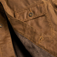 Veste de Terrain en Toile Cirée | Kaki