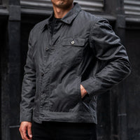 Veste de Champ en Toile Cirée | Charbon