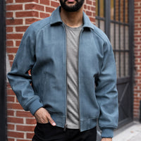 Veste Major League | Texturé Bleu