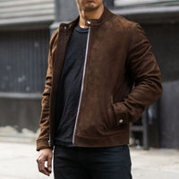 Veste Racer | Tabac (Quincaillerie en Nickel)