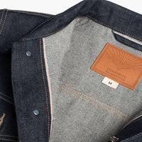 Veste Trucker en Denim Selvedge | Indigo Brut