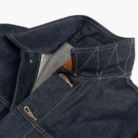 Veste Trucker en Denim Selvedge | Indigo Brut
