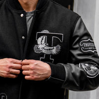 Veste Varsity | Noir 10 Ans