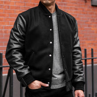 Veste Varsity | Noir