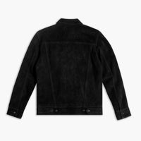 Veste Trucker en Suède | Noir