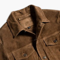 Veste Trucker en Suède | Poussiéreux