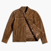 Veste Trucker en Suède | Poussiéreux