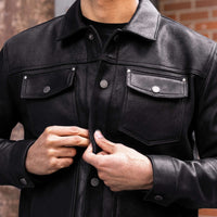 Veste Cruiser Roughout | Noir