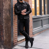 Veste Cruiser Roughout | Noir