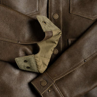 Veste Cruiser Roughout | Olive Foncé