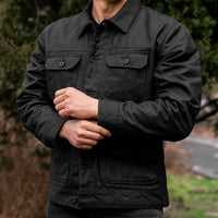 Veste Trucker Cirée | Noir
