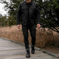 Veste Trucker Cirée | Noir