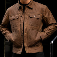 Veste Trucker Cirée | Coyote
