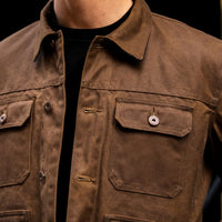 Veste Trucker Cirée | Coyote