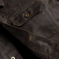 Veste Trucker Cirée | Olive Foncé