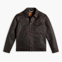 Veste Trucker Cirée | Olive Foncé