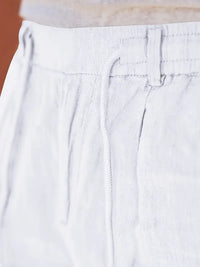 NICHOLS | PANTALON EN LIN AMPLE AVEC CORDON