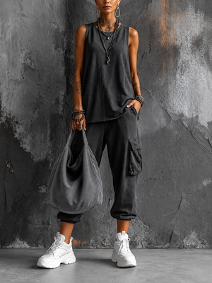Gris+Bolso gris
