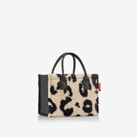 sac à provisions quotidien XS teddy léopard crème