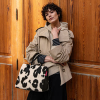 sac à provisions quotidien XS teddy léopard crème