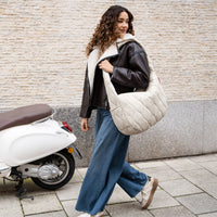 sac moonbag en doudoune pierre