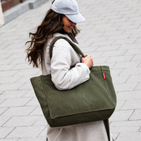 sac à provisions softshopper vert matcha foncé