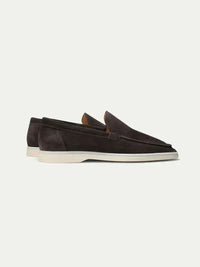 Bernard – Mocassins Classiques en Suède Brun