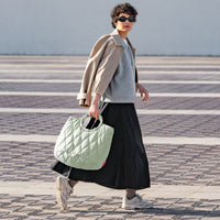 loopbag hobo puffer matcha glacé