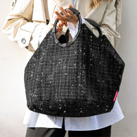 loopbag hobo bouclé noir