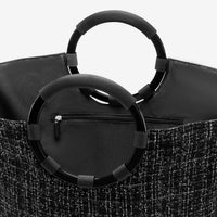 loopbag hobo bouclé noir