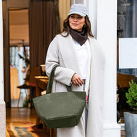 shopper M cord dark matcha