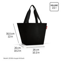 shopper M cord dark matcha