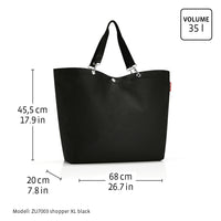shopper XL forêt urbaine or